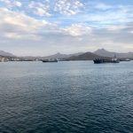 Einfahrt in den Hafen von Mindelo